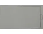 Hornbach Extraflache Rechteck-Duschwanne Ottofond Zona 140x80x3,3 cm zementgrau