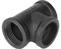 T-Stück Walteco, 3/4", RT-6, schwarz