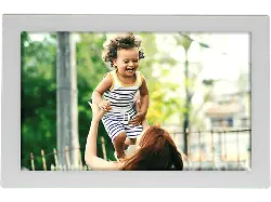 Denver Digitaler Bilderrahmen PFF-1037W, 10.1 Zoll Touch, WXGA, IPS, 60Hz, 16GB eMMC, WIFI, Weiß