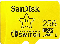 SandISK 256GB microSDXC Karte für Nintendo Switch bis zu 100 MB/s UHS-I Class 10 U3; Speicherkarte