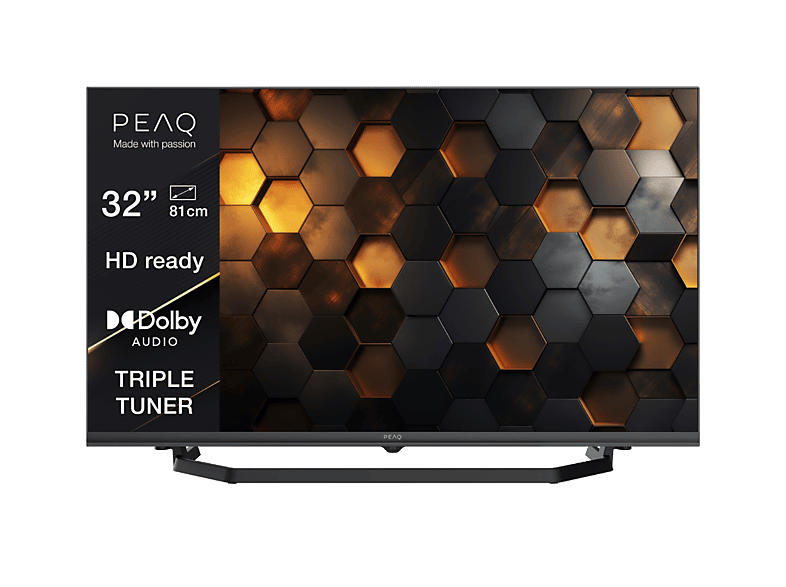 Peaq PTV 32H-5024C 32 Zoll HD-Ready TV; LCD TV mit 5 Jahre Geräteschutz