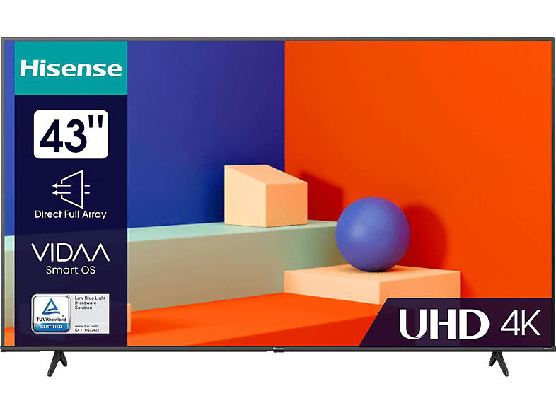 Hisense 43A6K 43 Zoll 4K UHD Smart TV; LED TV