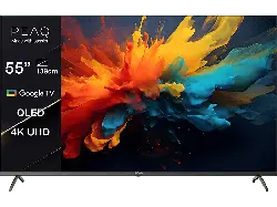 Peaq PTV 55GQU-5024C 55 Zoll 4K QLED Smart Google TV; QLED TV mit 5 Jahre Geräteschutz