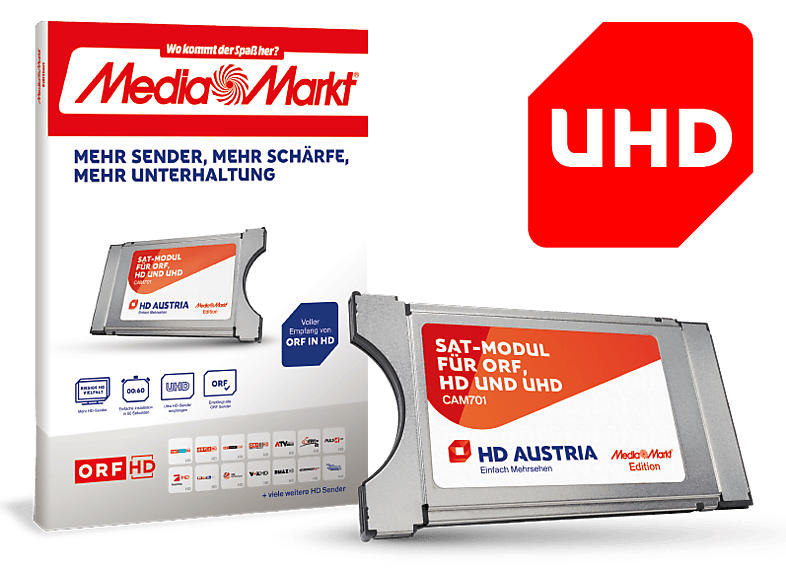 HD Austria CI+ Modul CAM701 Austria Media Markt Edition (SAT-Karte für ORF integriert)