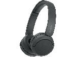 MediaMarkt Sony WH-CH520 kabellose Bluetooth Kopfhörer - bis zu 50 Stunden Akkulaufzeit mit Schnellladefunktion, On-Ear-Stil - schwarz - bis 08.06.2024