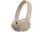 MediaMarkt Sony WH-CH520 kabellose Bluetooth Kopfhörer - bis zu 50 Stunden Akkulaufzeit mit Schnellladefunktion, On-Ear-Stil - beige - bis 08.06.2024