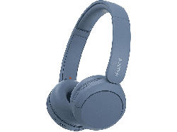 Sony WH-CH520 kabellose Bluetooth Kopfhörer - bis zu 50 Stunden Akkulaufzeit mit Schnellladefunktion, On-Ear-Stil - blau