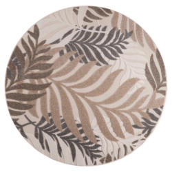 Sanat Outdoorteppich FLORAL creme B/L: ca. 200x200 cm