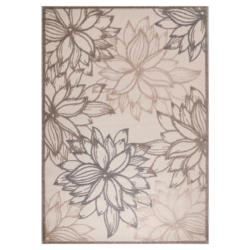 Sanat Outdoorteppich FLORAL creme B/L: ca. 60x110 cm