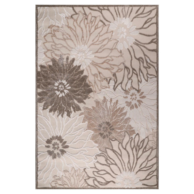 Sanat Outdoorteppich FLORAL creme B/L: ca. 200x290 cm