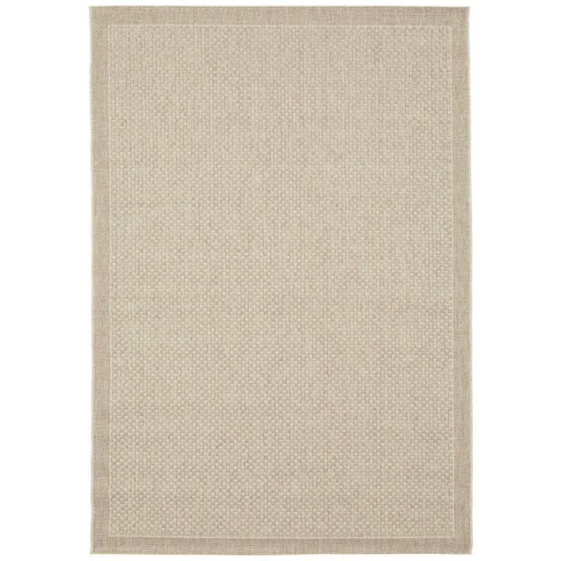 Webteppich Grace taupe B/L: ca. 80x150 cm