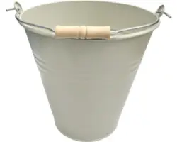 Blumentopf Metall 29 x 29 x 29 cm grau