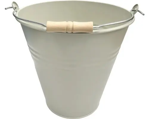 Blumentopf Metall 29 x 29 x 29 cm grau