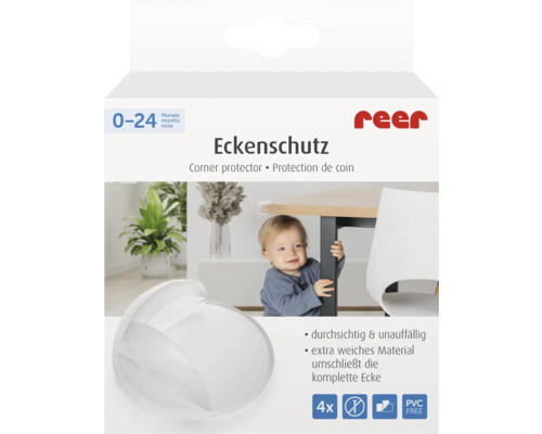 Eckenschutz Reer transparent 4 Stück