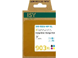 ISY IHI-4903-MP-XL für HP 903XL, farbig/schwarz, wiederaufbereitet; Tintenpatrone