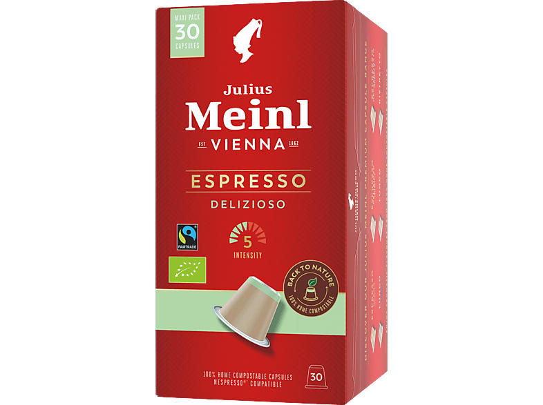 Julius Meinl 97254 Inspresso Espresso Delizioso (30x5.6g, Kompatibles System: Nespresso); Kaffeekapsel