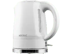 Koenic KWK 2130 W Wasserkocher (Weiß, 1 l, 1500 Watt)