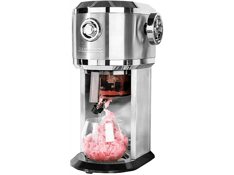 Gastroback 42905 Design Ice ShaveR Slusheis Maker (35 Watt , Silber)