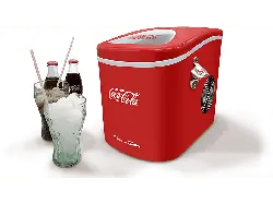 Salco SEB-14CC Coca Cola Retro Eiswürfel-Automat (100 Watt, 2,2 l, Rot, Weiß)