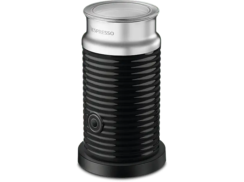 Nespresso AeroCCINO 3 Milchaufschäumer (Schwarz/Silber, 505 Watt, 240 ml)