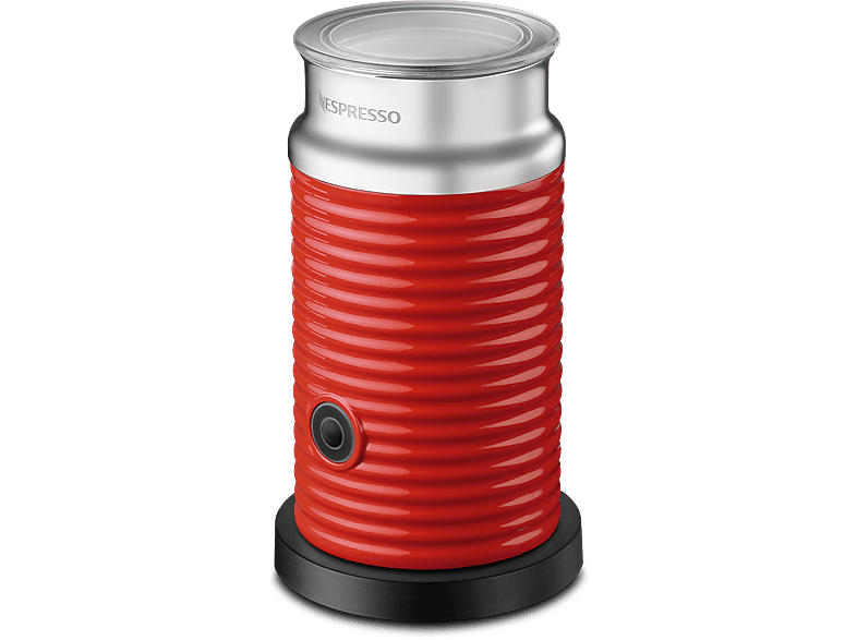 Nespresso AeroCCINO 3 Milchaufschäumer (Red, 505 Watt, 240 ml)