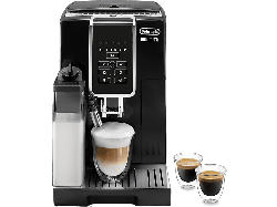 DE LONGHI ECAM350.50.B Dinamica Kaffeevollautomat (Schwarz, Kegelmahlwerk, 15 bar, integrierter Milchbehälter)