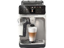 Philips EP5543/90 Series 5000 Latte Go Kaffeevollautomat (Weiß/Chrome, Keramikmahlwerk, 15 bar, externer Milchbehälter)