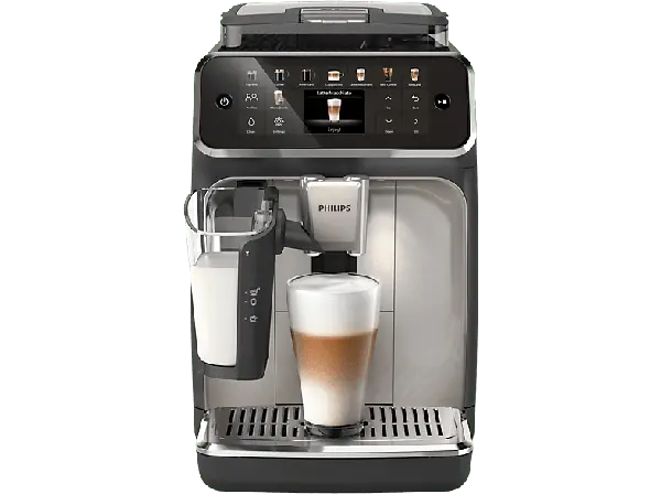 Philips EP5547/90 Series 5500 Latte Go Kaffeevollautomat (Matt-Schwarz, Scheibenmahlwerk aus Keramik, 15 bar, externer Milchbeh&auml;lter)