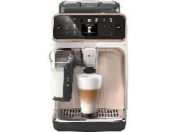 Philips EP5543/80 Serie 5500 Latte Go Kaffeevollautomat (Rosegold/Weiß, Scheibenmahlwerk aus 100 % Keramik, 15 bar, externer Milchbehälter)