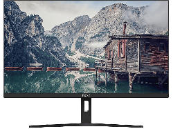 Peaq PMO S244-IFC Slim Monitor, 24 Zoll Full-HD, 100Hz, 1ms (MPRT), 250cd, IPS-Panel, 2W Audio, Schwarz