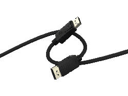 ISY IDP-1030 DisplayPort 1.2 Kabel, 3m, Schwarz