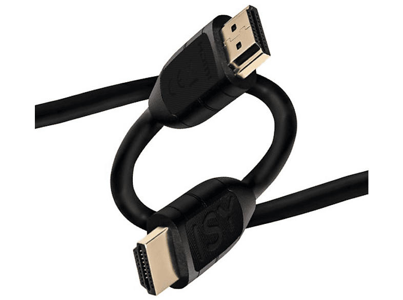 ISY IHD 1015 HDMI 2.0 Kabel, 4K, 1.5 Meter, Schwarz