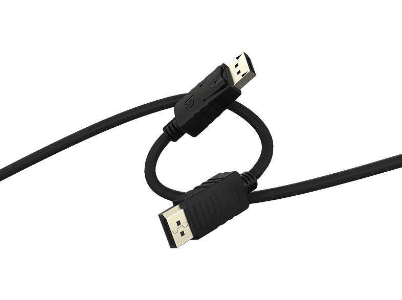 ISY IDP-1015 DisplayPort 1.2 Kabel, 1.5m, Schwarz