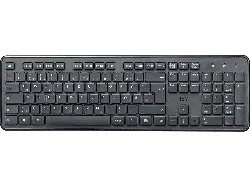ISY IKE-6000 Tastatur, Kabellos, USB-A 2.4 GHz, qwertz, Schwarz