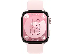 Huawei Watch Fit 3 mit Fluorelastomer-Armband, Rosa; Smartwatch
