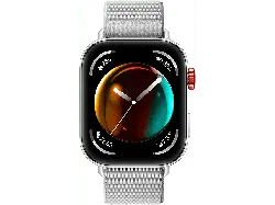 Huawei Watch Fit 3 mit Nylon-Armband, Silber/Grau; Smartwatch