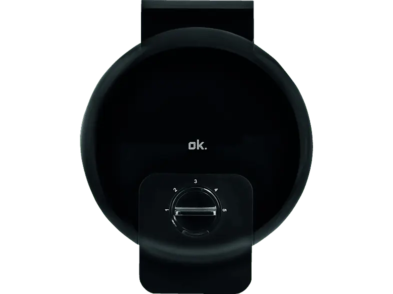 ok. OWA 3110 B Waffeleisen, Schwarz, 1000 Watt