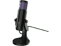 ISY IMI-2000 Streaming Mikrofon, USB-A, LED, -32db ± 3dB, Schwarz