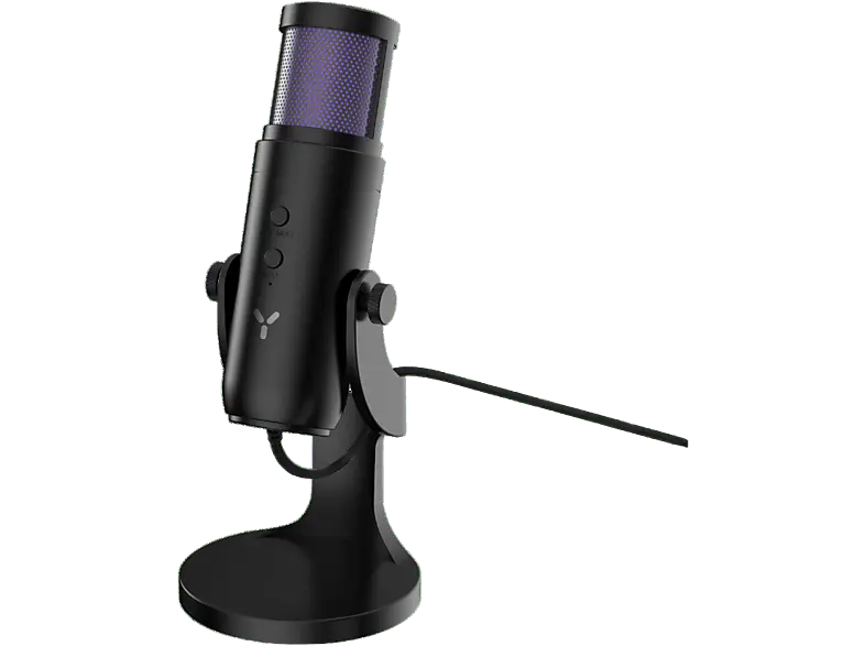 ISY IMI-2000 Streaming Mikrofon, USB-A, LED, -32db ± 3dB, Schwarz