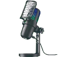 ISY IMI-3000-BK Streaming Mikrofon, Nierencharakteristik, -38+/-3dB, USB-C, 2.2 kΩ Impedanz, RGB, Schwarz