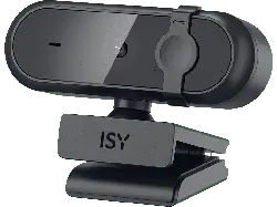 ISY IW-2000 Webcam, Full-HD, USB-A, 360° drehbar, Objektivabdeckung, Schwarz