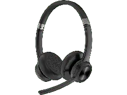 ISY IHS-8100 Office Headset, On-Ear, Bluetooth, Noise Cancelling, Schwarz