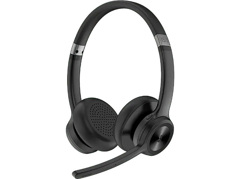 ISY IHS-8100 Office Headset, On-Ear, Bluetooth, Noise Cancelling, Schwarz
