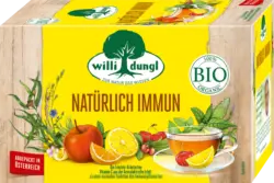 willi dungl Früchte- & Kräutertee Bio Natürlich Immun