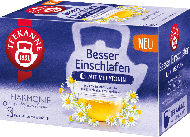 Teekanne Kräutertee Harmonie Besser Einschlafen