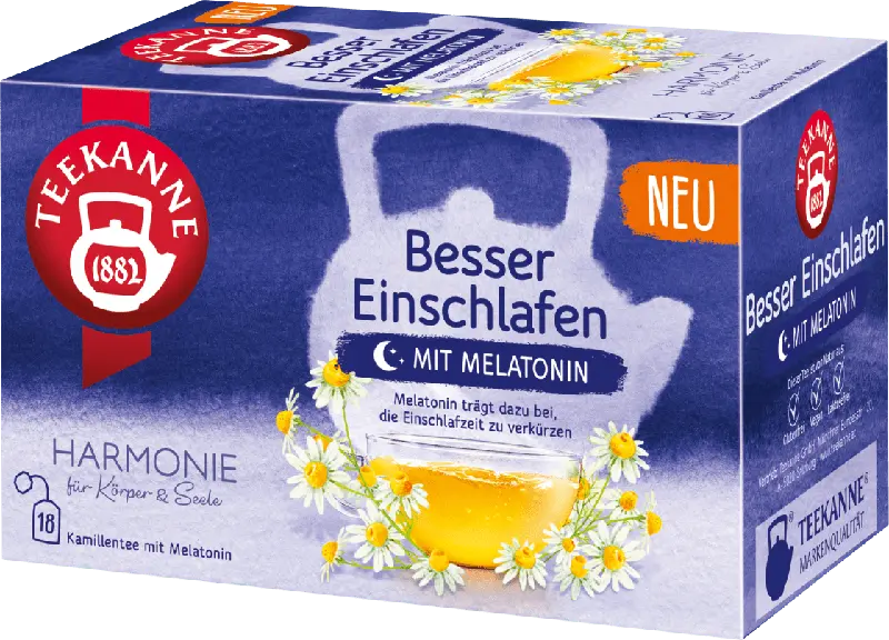 Teekanne Kräutertee Harmonie Besser Einschlafen