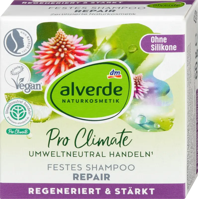 alverde NATURKOSMETIK Pro Climate Festes Shampoo Repair