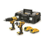 Практикер АКУМУЛАТОРЕН БЕЗЧЕТКОВ КОМПЛЕКТ DEWALT DCK2060D2T-QW