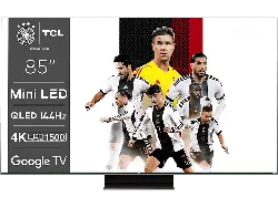 TCL 85MQLED80 (85 Zoll, QLED, 4K UHD, Smart TV, Google Sprachsteuerung); QLED TV