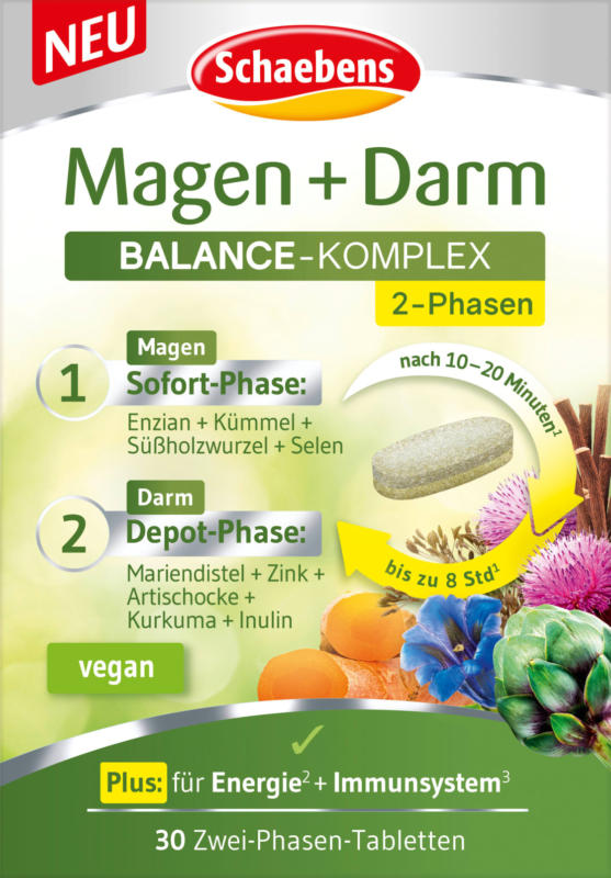 Schaebens Magen + Darm Balance-Komplex Tabletten 30 St